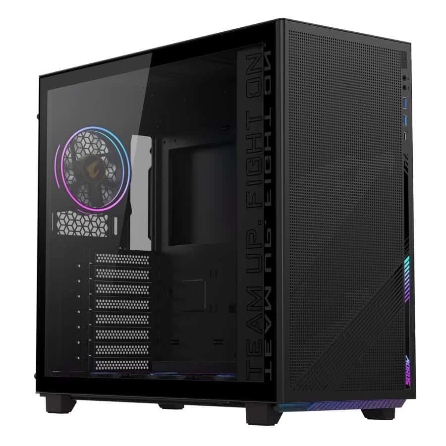 GIGABYTE C400 Midi Tower Zwart - Afbeelding 2
