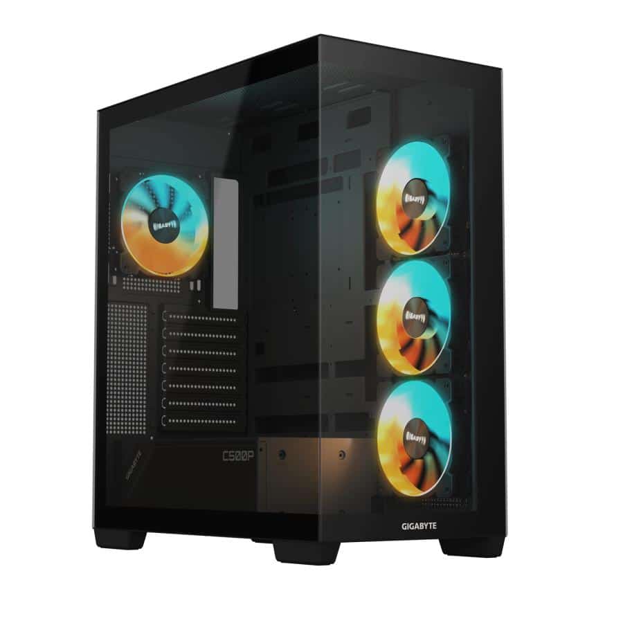 GIGABYTE C102 GLASS Midi Tower Wit - Afbeelding 2