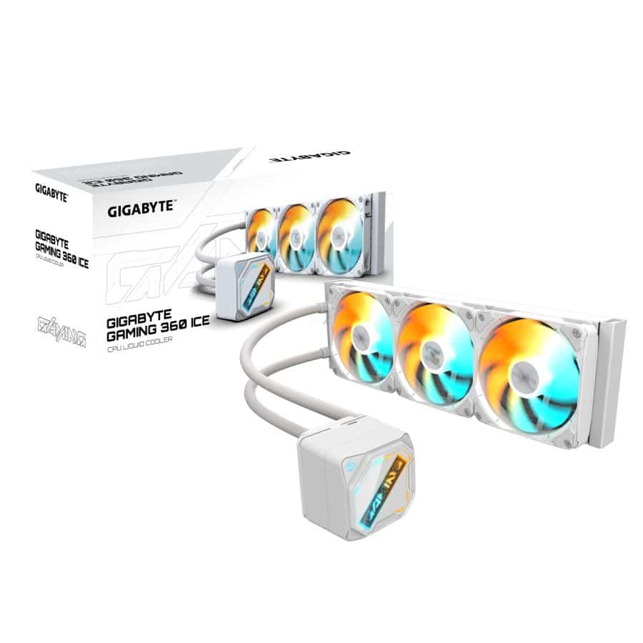 GIGABYTE GAMING 360 ICE Processor Alles-in-één vloeistofkoeler 12 cm Wit - Afbeelding 6