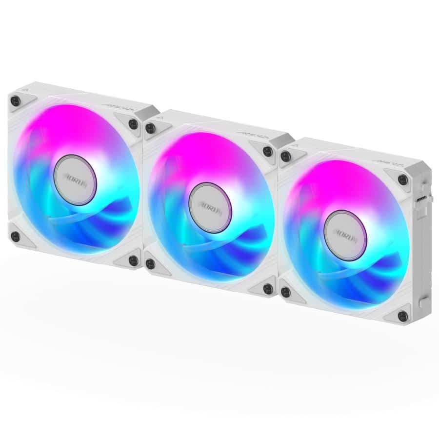 GIGABYTE AORUS EZ CHAIN FAN 120 ICE Moederbord Ventilator 12 cm Wit - Afbeelding 2