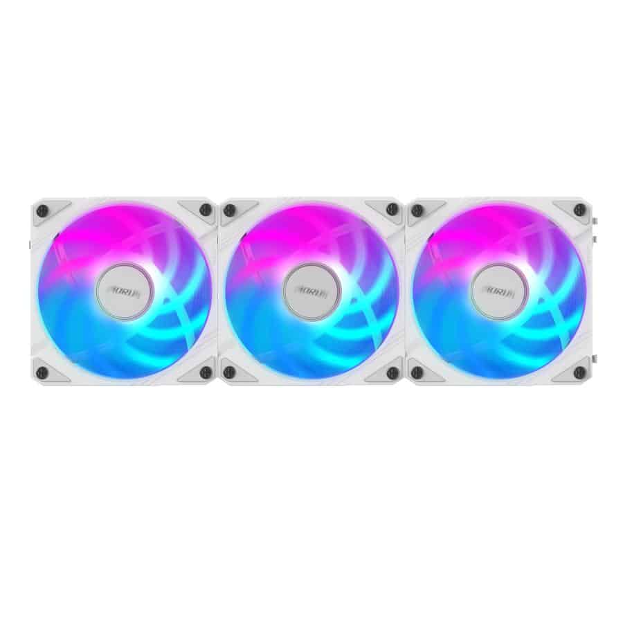 GIGABYTE AORUS EZ CHAIN FAN 120 ICE Moederbord Ventilator 12 cm Wit - Afbeelding 3