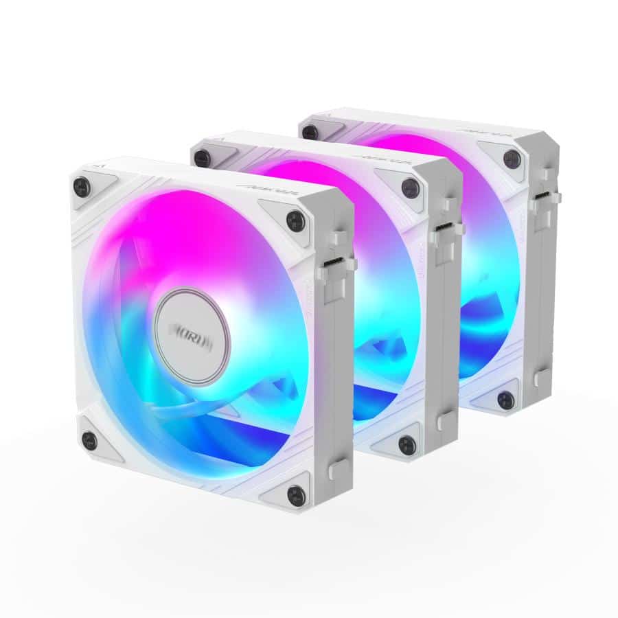 GIGABYTE AORUS EZ CHAIN FAN 120 ICE Moederbord Ventilator 12 cm Wit - Afbeelding 5