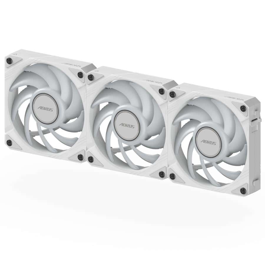 GIGABYTE AORUS EZ CHAIN FAN 120 ICE Moederbord Ventilator 12 cm Wit - Afbeelding 6