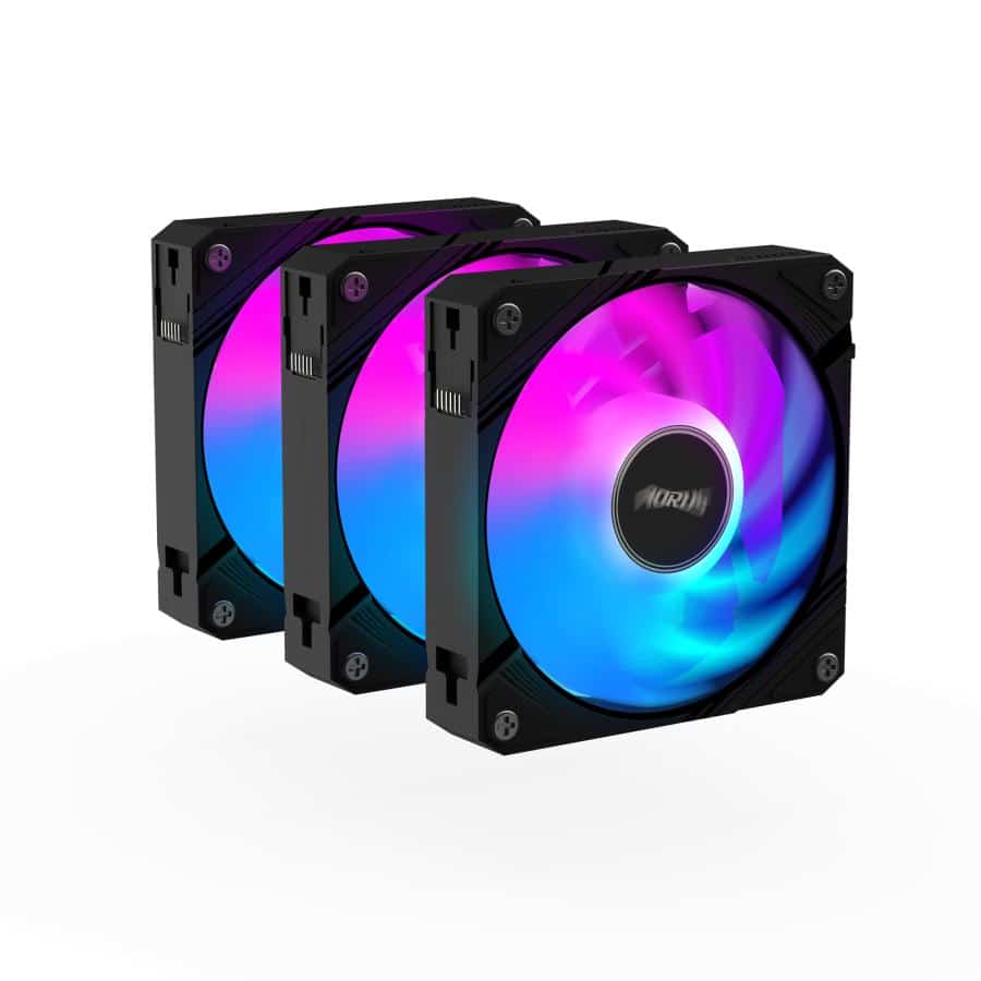 GIGABYTE AORUS EZ CHAIN FAN 120 (3-Pack) Moederbord Ventilator 12 cm Zwart - Afbeelding 4