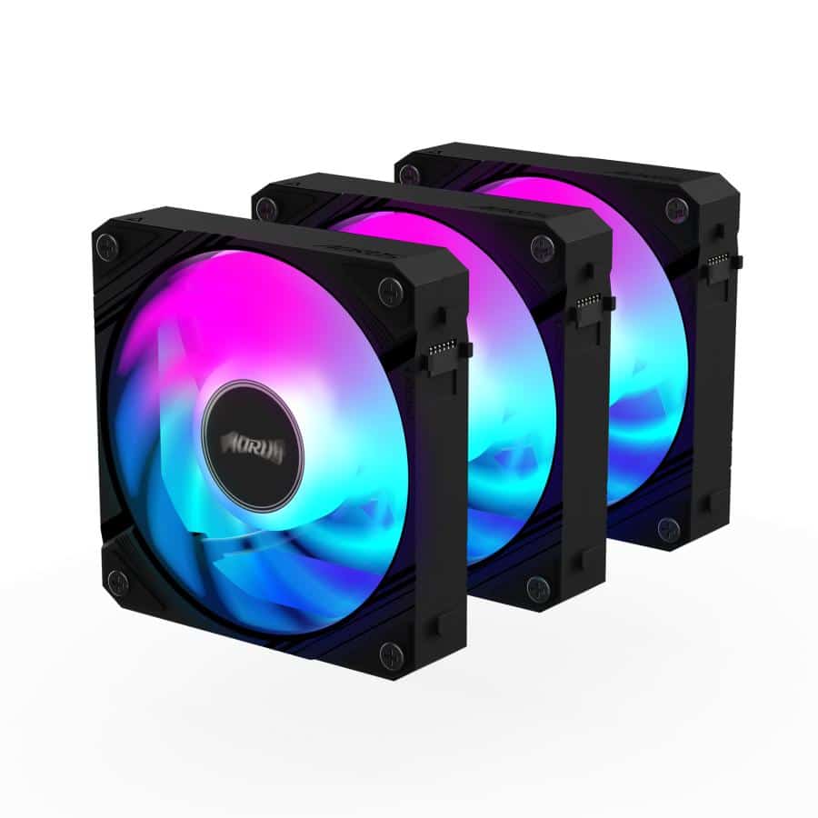 GIGABYTE AORUS EZ CHAIN FAN 120 (3-Pack) Moederbord Ventilator 12 cm Zwart - Afbeelding 5