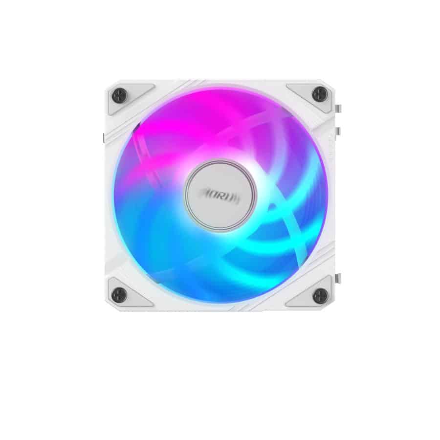 GIGABYTE AORUS EZ CHAIN FAN 120 ICE Moederbord Ventilator 12 cm Wit - Afbeelding 3
