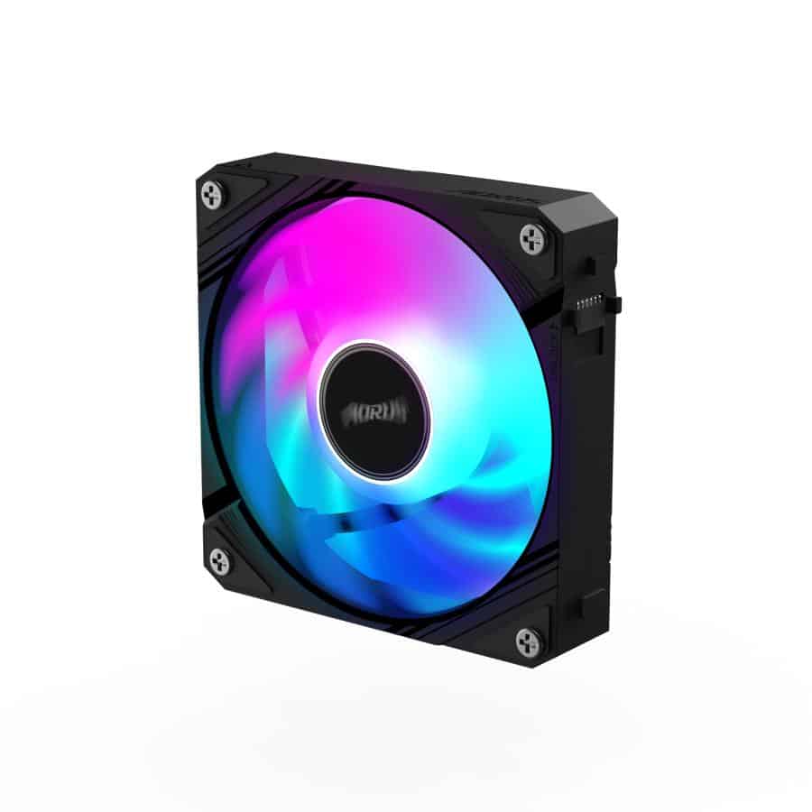 GIGABYTE AORUS EZ CHAIN FAN 120 Moederbord Ventilator 12 cm Zwart - Afbeelding 2
