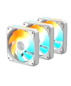 GIGABYTE GP-GBT EZFAN1203 ICE koelsysteem voor computers Computer behuizing Ventilator 12 cm Wit - Afbeelding 4