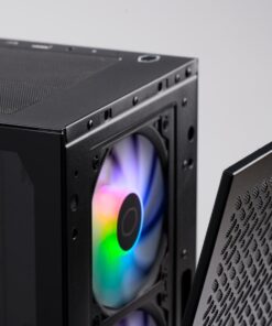 Cooler Master E302-KGNN-S00 Elite 302 Midi-Tower Black, mATX, Window, 3x 120mm ARGB, Grill Behuizing - Afbeelding 2