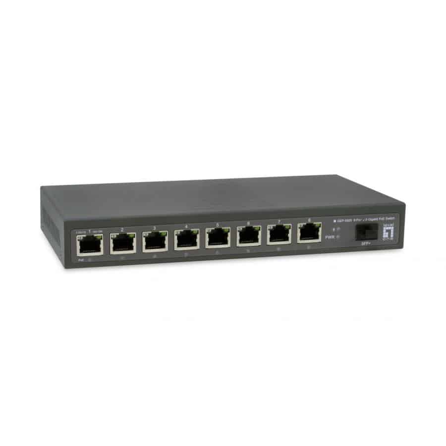 LevelOne GEP-0925 netwerk-switch Unmanaged 2.5G Ethernet (100/1000/2500) Power over Ethernet (PoE) Zwart - Afbeelding 2