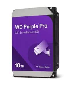 Western Digital WD102PURP Purple Pro HDD, 10 TB, 3.5",SATA 6 Gbps,7200 RPM, 256 MB, 265 MB/s - Afbeelding 2