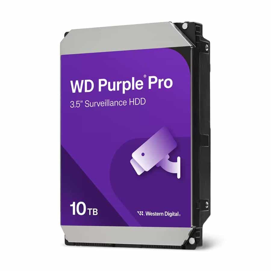 Western Digital WD102PURP Purple Pro HDD, 10 TB, 3.5",SATA 6 Gbps,7200 RPM, 256 MB, 265 MB/s - Afbeelding 2