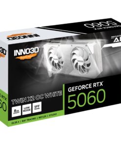 INNO3D N50602-08D7X-195070W INNO3D GEFORCE RTX 5060 8GB TWIN X2 OC WHITE, 8 GB, GDDR7, 128-bit - Afbeelding 3