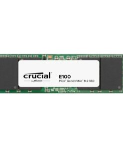 Crucial CT1000E100SSD8 E100 SSD, 1 TB, M.2 NVMe, PCIe Gen4, 3D NAND, 5000/ 3000 MB/s