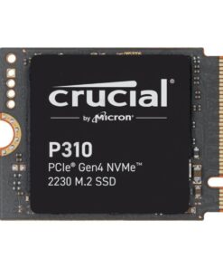 Crucial CT2000P310SSD5 P310 SSD, 2 TB, M.2 NVMe, PCIe Gen 4x4, 3D NAND, 7100/ 6000 MB/s, Heatsink