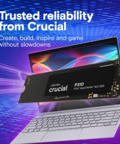 Crucial CT500P310SSD8 P310 SSD, 500 GB, M.2 NVMe, PCIe Gen4, 3D NAND, 6600/ 3500 MB/s - Afbeelding 5