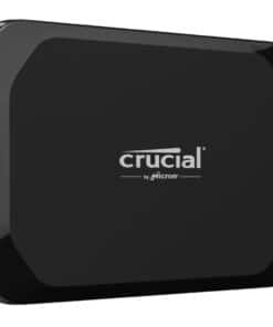 Crucial CT1000X9SSD9 X9 Portable SSD, 1 TB, USB Type-C, USB 3.2 Gen 2, 1050 MB/s, Black