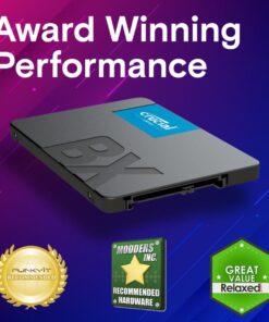 Crucial CT4000BX500SSD BX500 SSD, 4 TB, 2.5" SATA3, 540/ 500MB/s, Black - Afbeelding 2