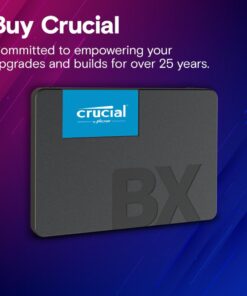 Crucial CT4000BX500SSD BX500 SSD, 4 TB, 2.5" SATA3, 540/ 500MB/s, Black - Afbeelding 5