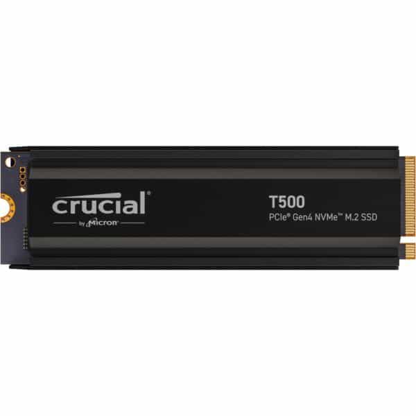 Crucial CT2000T500SSD8 T500 SSD, 2 TB, M.2, PCIe Gen4, NVMe, 3D NAND, 7400/ 7000 MB/s