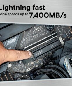 Crucial CT2000T500SSD8 T500 SSD, 2 TB, M.2, PCIe Gen4, NVMe, 3D NAND, 7400/ 7000 MB/s - Afbeelding 2