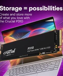 Crucial CT1000P310SSD8 P310 SSD, 1 TB, M.2 PCIe Gen4 NVMe, 3D NAND, 7100/ 6000 MB/s - Afbeelding 5