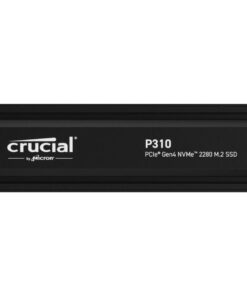 Crucial CT1000P310SSD5 P310 SSD, 1 TB, M.2 PCIe Gen4 NVMe, 3D NAND, 7100/ 6000 MB/s, Heatsink