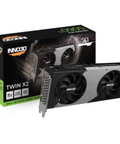 INNO3D N506T2-16D7-191073N GeForce RTX 5060 Ti Twin X2 16GB, 16 GB, GDDR7, 128-bit, 448 GB/s, PCIe5