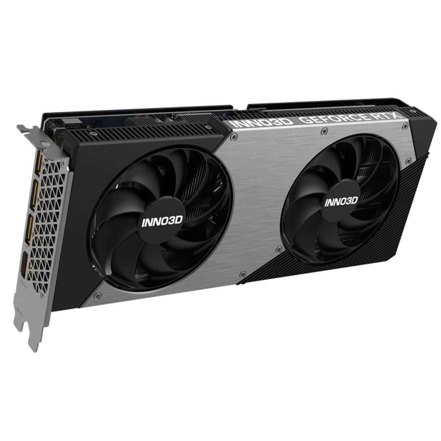 INNO3D N506T2-16D7-191073N GeForce RTX 5060 Ti Twin X2 16GB, 16 GB, GDDR7, 128-bit, 448 GB/s, PCIe5 - Afbeelding 2