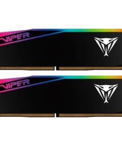 Patriot VEUR596G6432K Viper Elite 5 RGB Ultra Dual Kit, DDR5 96GB (2x 48GB) 6400 Mhz, CL32, Black
