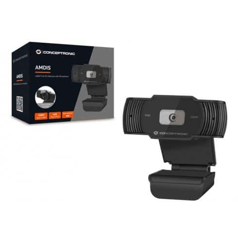 Conceptronic AMDIS04B webcam 1920 x 1080 Pixels USB 2.0 Zwart - Afbeelding 2