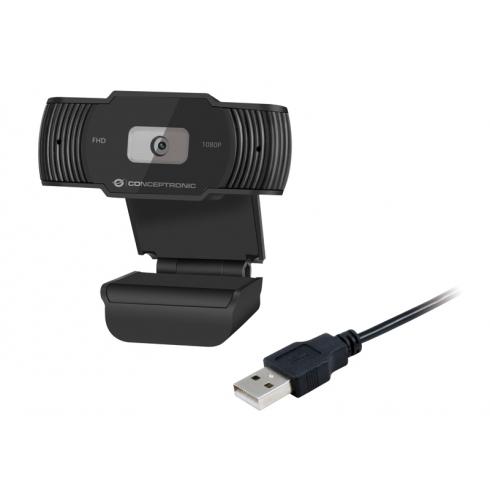 Conceptronic AMDIS04B webcam 1920 x 1080 Pixels USB 2.0 Zwart - Afbeelding 3