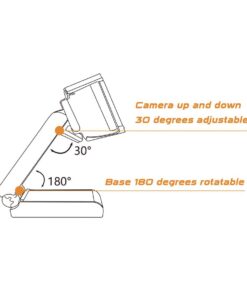 Conceptronic AMDIS02B webcam 5 MP 2592 x 1944 Pixels USB 2.0 Zwart - Afbeelding 5