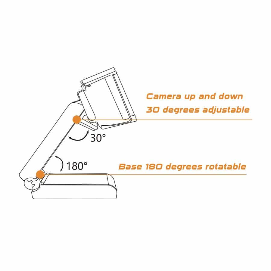 Conceptronic AMDIS02B webcam 5 MP 2592 x 1944 Pixels USB 2.0 Zwart - Afbeelding 5