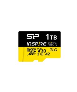 Silicon Power SP001TBSTXLA2V1NSP Inspire Micro SD Card, 1 TB, A2, V30, UHS-1 (U1) 3D TLC, 170 MB/s