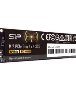 Silicon Power SP01KGBP44US75S5 US75 SSD, 1 TB, PCIe gen 4x4, HS, 3D NAND, HBM, 7000/ 6000 MB/s