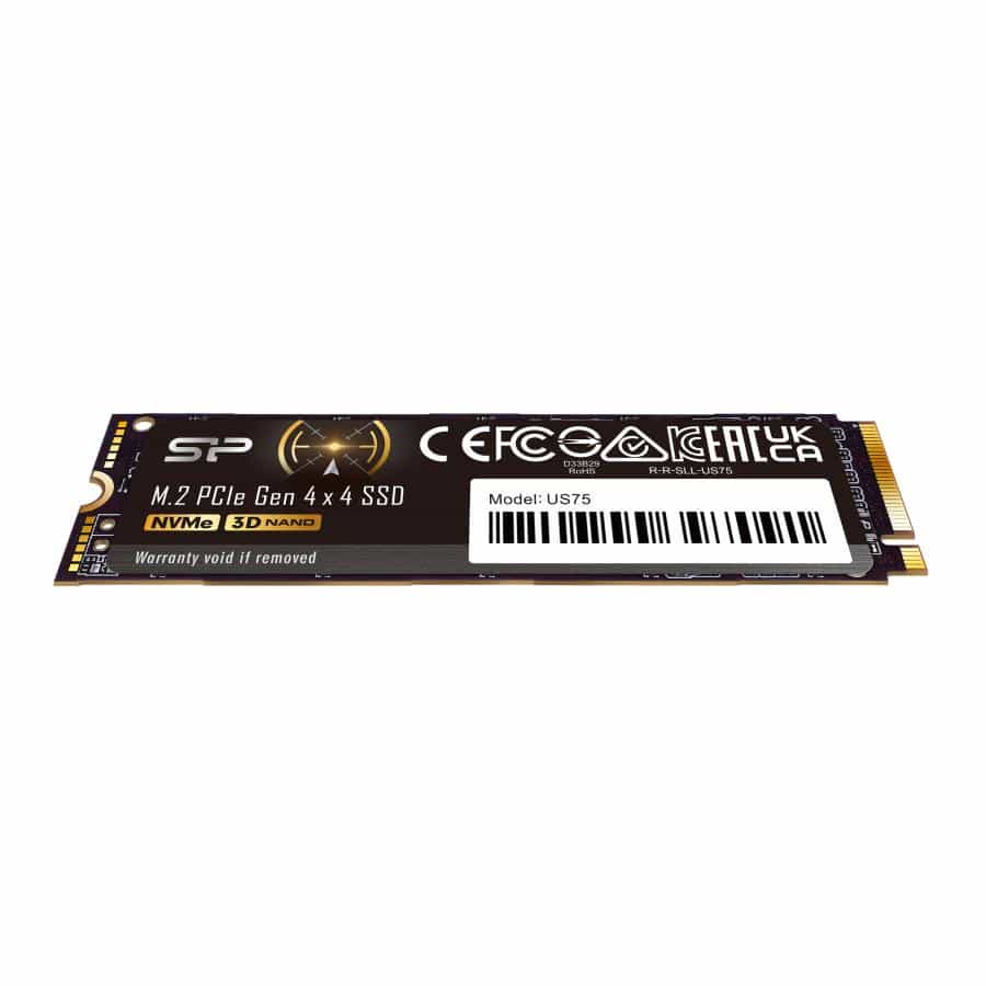Silicon Power SP01KGBP44US75S5 US75 SSD, 1 TB, PCIe gen 4x4, HS, 3D NAND, HBM, 7000/ 6000 MB/s - Afbeelding 3