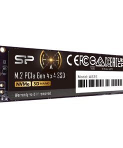 Silicon Power SP02KGBP44US75S5 US75 SSD, 2 TB, M.2, PCIe Gen 4x4 3D NAND, HBM, 7000/ 6500 MB/s