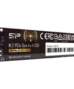 Silicon Power SP04KGBP44US75S5 US75 SSD, 4 TB, PCIe Gen 4x4 PCIe Gen 4x4, 3D NAND, HBM, HS
