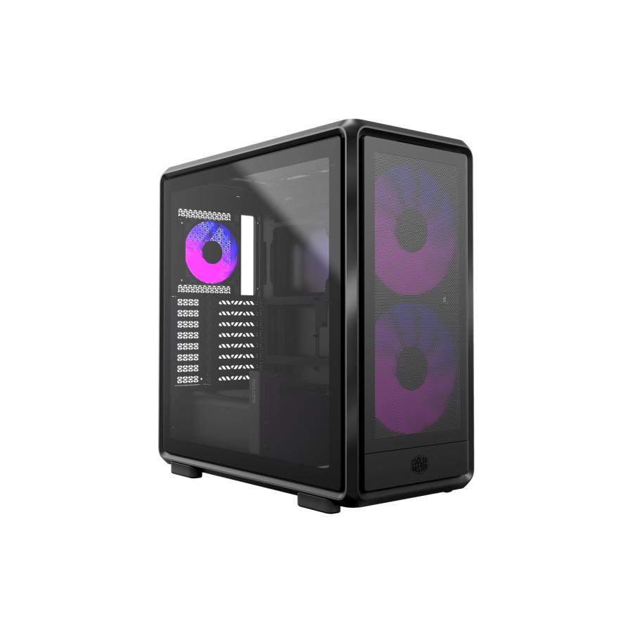 Cooler Master MF600M-KGNN-S01 Masterframe 600 Mesh Black, ATX, Window, 2x 200mm ARGB, 1x 120mm ARGB
