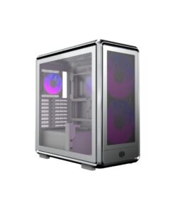 Cooler Master MF600M-SGNN-S01 MasterFrame 600 Mesh Silver, ATX, Window, 2x 200mm ARGB, 1x 120mm ARGB