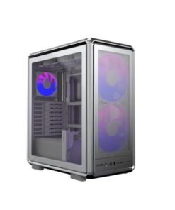 Cooler Master MF500M-SHNN-S01 MasterFrame 500 Mesh Silver, Window, 2x 200mm ARGB, 1x 120mm ARGB