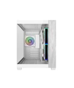 Cooler Master E481-WHNN-S00 Elite 481 WOOD White, mATX, Front Panel, 70° Full-View Tempered Glass Behuizing - Afbeelding 2