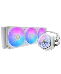 Cooler Master MLX-D36M-A25SZ-VW Masterliquid Atmos II VRM Fan White, 360mm Radiator, 3x 120mm