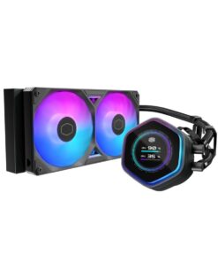 Cooler Master MLX-D24M-A25SZ-L1 Atmos II LCD Black, 240mm, 2x 120mm Sickleflow edge