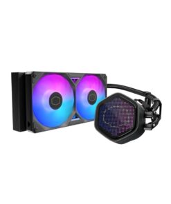 Cooler Master MLX-D24M-A25SZ-P1 Atmos II Pixel LED Black, 240mm Radiator, 2x 120mm Sickleflow