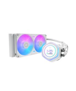 Cooler Master MLX-D24M-A25SZ-LW Atmos II LCD White, 240mm Radiator, 2x 120mm Sickleflow