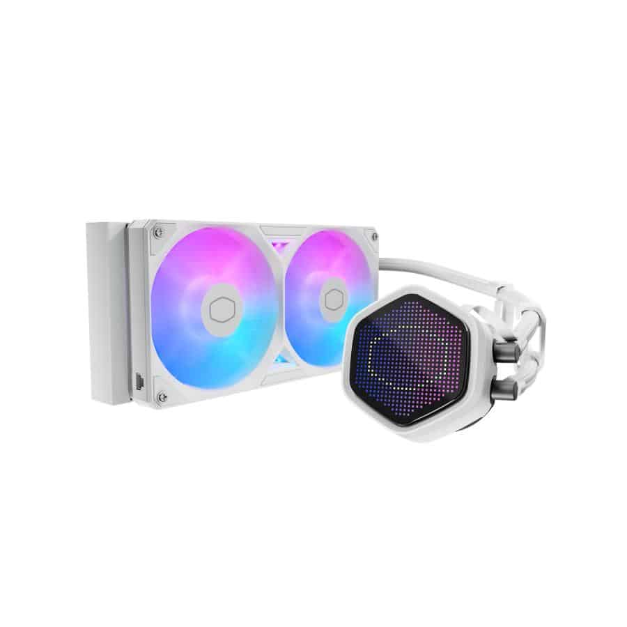 Cooler Master MLX-D24M-A25SZ-PW Atmos II Pixel LED White, 240mm Radiator, 2x 120mm Sickleflow