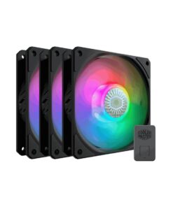 Cooler Master MFW-B2DN-173PA-R1 SickleFlow 120 ARGB 3 in 1 Pack, 120 mm, 1750 RPM, Sleeve, Black