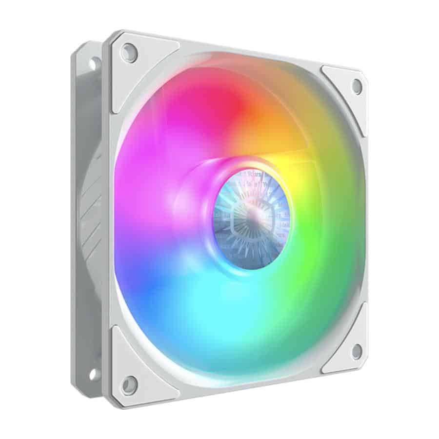Cooler Master MFW-B2DW-173PA-R1 SickleFlow 120 ARGB White Edition 3 in 1 Pack, 1750 RPM, Sleeve - Afbeelding 2
